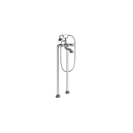 Moen Two-Handle Tub Filler Includes Hand Shower S22105
